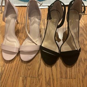 Two pairs gorgeous women size 8 heels!